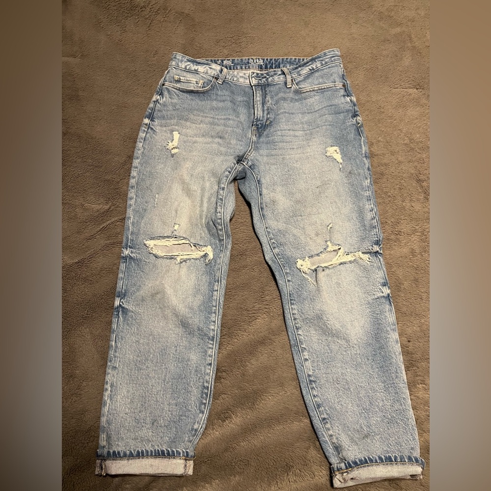 Selling A.n.a mid-rise boyfriend jeans size 12